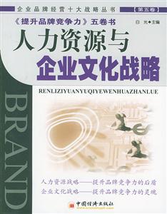 《提升品牌競(jìng)爭(zhēng)力》五卷書(shū)人力資源與企業(yè)文化戰(zhàn)略 《提升品牌競(jìng)爭(zhēng)力》五卷書(shū)人力資源與企業(yè)文化戰(zhàn)略