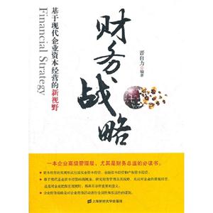 財務戰略基于現代企業資本經營的新視野 財務戰略基于現代企業資本經營的新視野